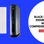 Black Nighthawk 1000Mbps Router Motorola