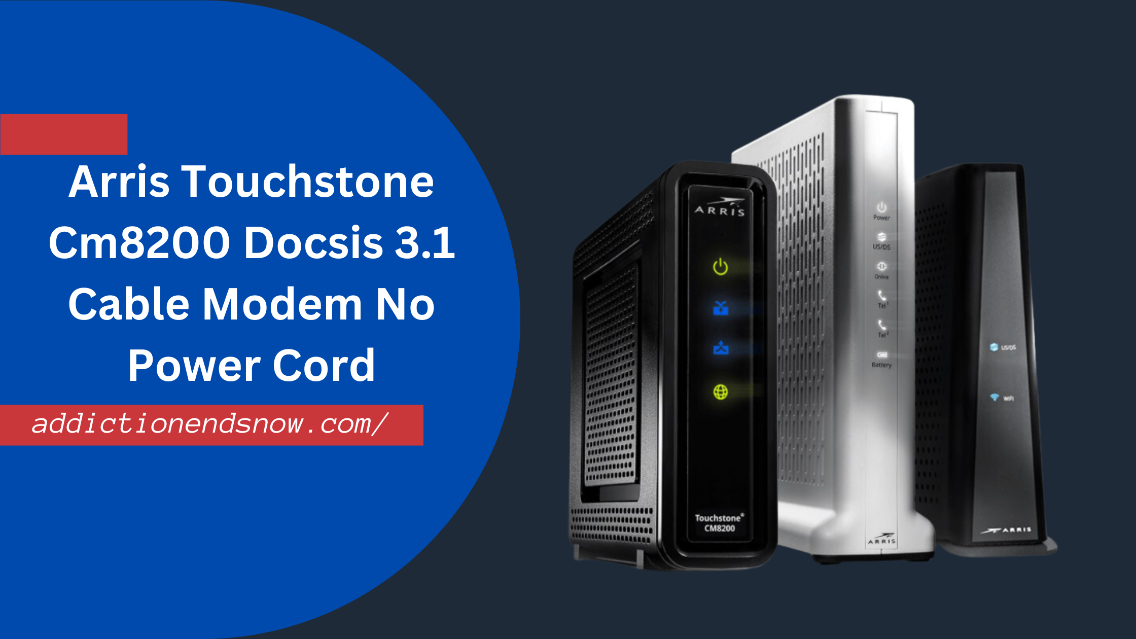 Arris Touchstone Cm8200 Docsis 3.1 Cable Modem No Power Cord